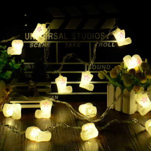 Christmas Boots String Lights