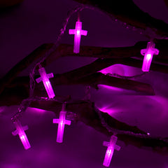 Christian Cross String Lights