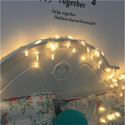 Snowflake Fairy String Lights