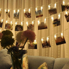 LED Photo Clip String Lights