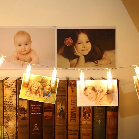 LED Photo Clip String Lights