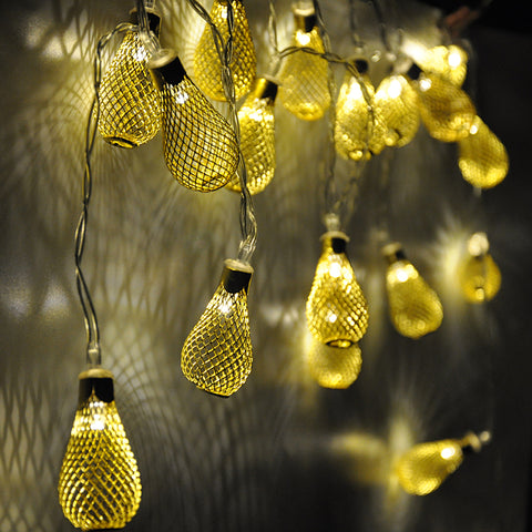 Water Drop Vintage Style String Lights
