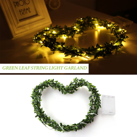 Leaf Garland Fairy String Lights